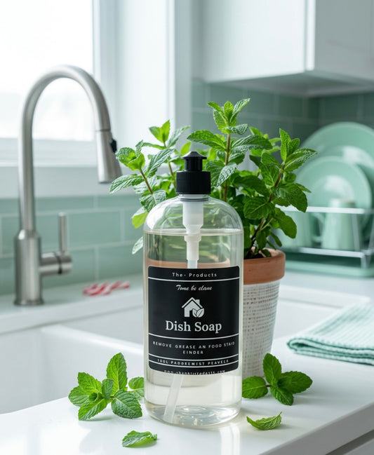 Peppermint dish soap