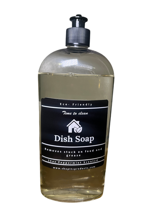 Peppermint dish soap
